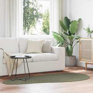 vidaXL Covoare de zonă HUARTE Verde pădure 100 x 200 cm Poliester imagine