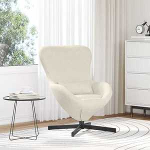 vidaXL Fotoliu ou Crem 63 x 73 x 90 cm Catifea imagine