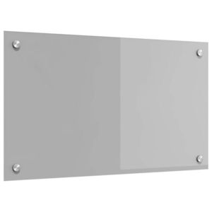 vidaXL Panou de bucătărie Gri deschis 70 x 40 cm sticlă securizată imagine