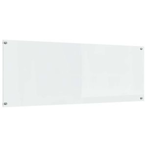 vidaXL Panou de bucătărie Transparent 110 x 40 cm sticlă securizată imagine