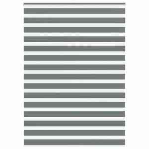 vidaXL Jaluzea tip zebra gri închis lățime țesătură 160, 9 cm poliester imagine