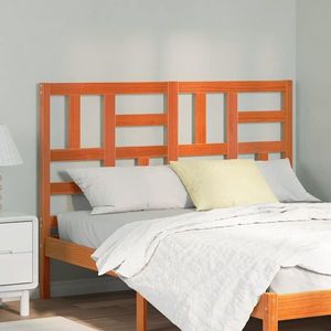 vidaXL Întăritură de pat cu headboard Maroniu cerat 145, 5 x 4 x 104 cm imagine