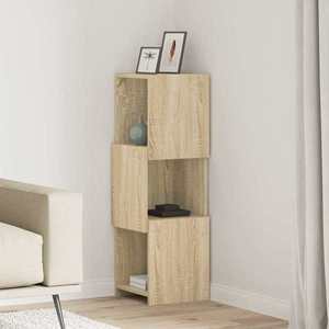 vidaXL Dulap de colț Stejar Sonoma 30, 5x30x95cm Lemn compozit imagine