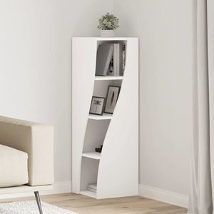 vidaXL Dulap de colț 32x32x102cm Lemn compozit imagine