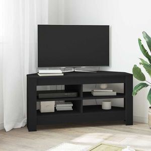 vidaXL DulapdecolțpentruTV Negru 102 x 40, 5 x 45 cm Lemn compozit imagine
