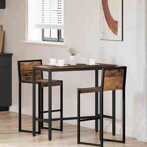 vidaXL masă Lemn vechi 100 x 50 x 90, 5 cm Lemn ingineresc și oțel imagine