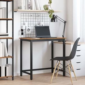 vidaXL masă Lemn vechi 100 x 50 x 76, 5 cm Lemn ingineresc și oțel imagine