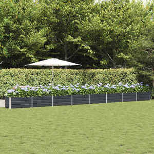 vidaXL Jardinieră Antracit 770 x 50 x 45 cm Oțel Galvanizat imagine