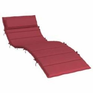 vidaXL Perna de șezlong pentru soare bordo 178 x 60 x 4 cm imagine