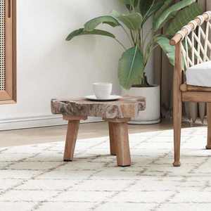 vidaXL Noptieră Maro 40 x 40 x 25 cm Lemn recuperat masiv imagine