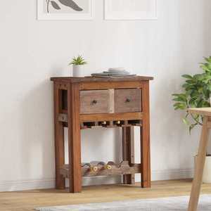 vidaXL Dulap Maro 60 x 30 x 70 cm Lemn recuperat masiv imagine