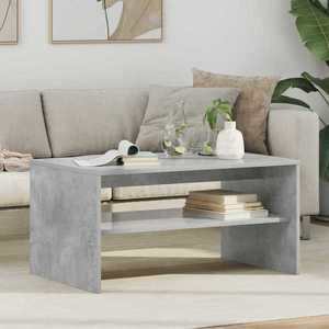 vidaXL Masă de cafea Gri din beton 80 x 50 x 40 cm Lemn compozit imagine