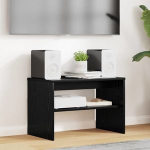 vidaXL Cabinet TV Stejar Negru 60 x 35 x 40 cm Lemn compozit imagine
