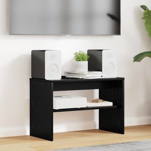 vidaXL Cabinet TV Stejar Negru 60 x 30 x 40 cm Lemn compozit imagine
