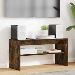 vidaXL Cabinet TV Stejar fumuriu 80 x 30 x 40 cm Lemn compozit imagine