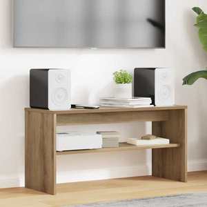 vidaXL Cabinet TV Stejar Artizanal 80 x 30 x 40 cm Lemn compozit imagine