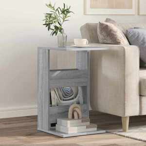 vidaXL Masă laterală Gri Sonoma 40 x 35 x 60, 5 cm Lemn compozit imagine