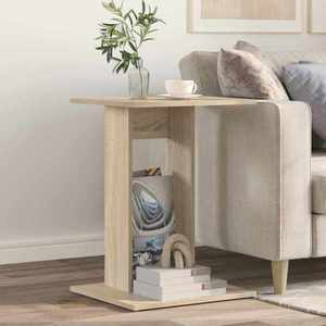 vidaXL Masă laterală Stejar Sonoma 45 x 40 x 62, 5 cm Lemn compozit imagine