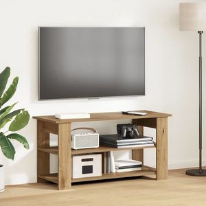 vidaXL Suport pentru TV Stejar Artizanal 100 x 40 x 50 cm imagine