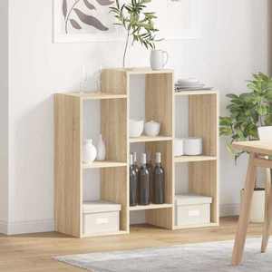 vidaXL Bufet Stejar Sonoma 90 x 30 x 90 cm imagine