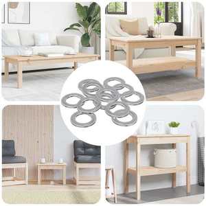 vidaXL Îmbinări 52941 pcs Argintiu Fier imagine