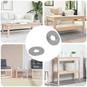 vidaXL Îmbinări 2 pcs Argintiu 12 x 12 x 1, 2 cm Fier imagine