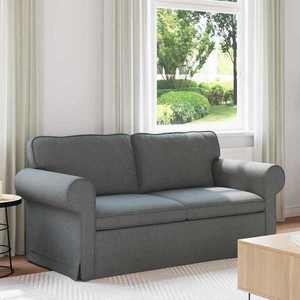 vidaXL Canapea Gri închis 175 x 82 x 80 cm țesătură imagine