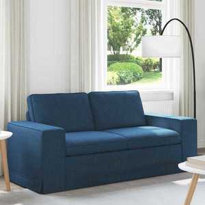vidaXL Canapea albastru 182 x 80 x 82 cm țesătură imagine