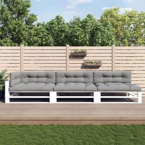 vidaXL Perne de paleți, 7 buc., gri, material textil imagine