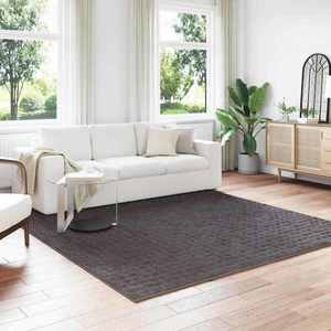 vidaXL Covoare de zonă Pătrat SIROLO Antracit 240 x 240 cm Poliester imagine