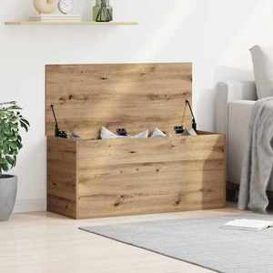 vidaXL Cutie de depozitare stejar artizanal 100 x 42 x 46 cm imagine