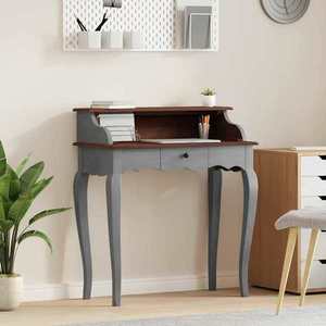 vidaXL Birou de scris, 80x40x92 cm, lemn masiv de mahon imagine