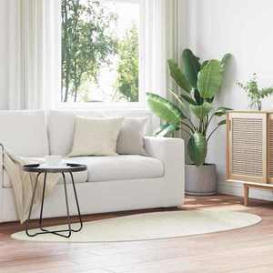 vidaXL Covoare de zonă HUARTE Crem 100 x 200 cm Poliester imagine