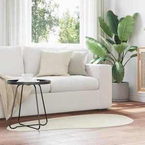 vidaXL Covoare de zonă HUARTE Crem 80 x 150 cm Poliester imagine