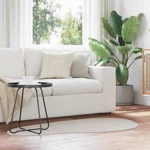 vidaXL Covoare de zonă HUARTE Nisipiu 80 x 150 cm Poliester imagine