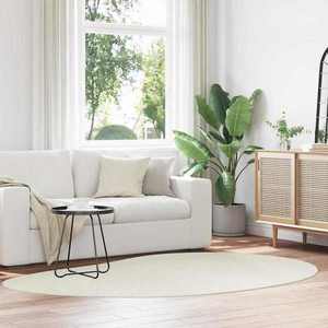 vidaXL Covoare de zonă HUARTE Crem 160 x 230 cm Poliester imagine