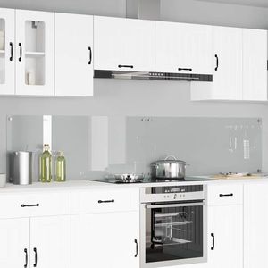 vidaXL Panou de bucătărie 2 pcs Transparent 120 x 50 cm imagine