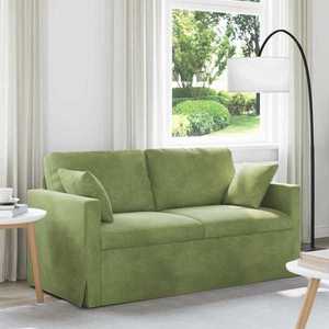 vidaXL Canapea Verde deschis 158 x 78 x 80 cm Catifea imagine