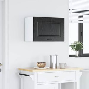 vidaXL Dulap de bucătărie cu ușă Kalmar Stejar Negru 60 x 31 x 40 cm imagine