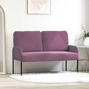 vidaXL Canapele cu pernă 110cm Violet placaj imagine