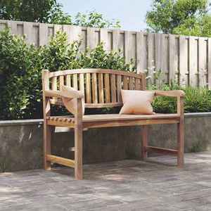 vidaXL Bancă de grădină, 114x59x87 cm, lemn masiv de tec imagine