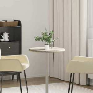 vidaXL Blat de masă, gri, Ø50x2, 5 cm, marmură imagine