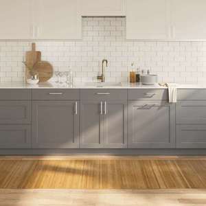 vidaXL Covor dreptunghiular, natural, 80x400 cm, bambus imagine