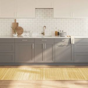 vidaXL Covor dreptunghiular, natural deschis, 80x400 cm, bambus imagine