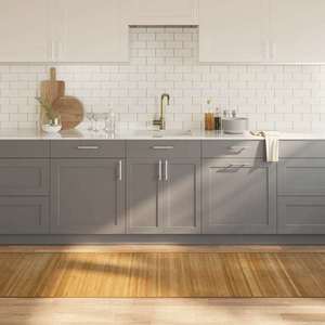 vidaXL Covor dreptunghiular, natural, 80x400 cm, bambus imagine