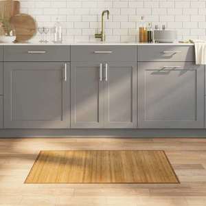 vidaXL Covor dreptunghiular, natural, 60x100 cm, bambus imagine