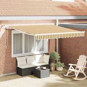 vidaXL Cortina Retractabilă Multicolour 350 x 250 cm imagine