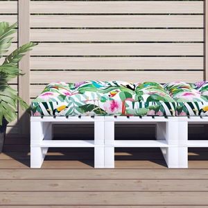 vidaXL Pernă de paleți, multicolor, 120x80x12 cm, material textil imagine