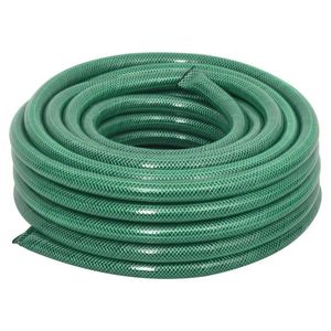 vidaXL Furtun de aer, verde, 0, 75", 100 m, PVC imagine
