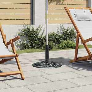 vidaXL Bază pentru umbrelă din fontă, 12 kg, 48 cm imagine